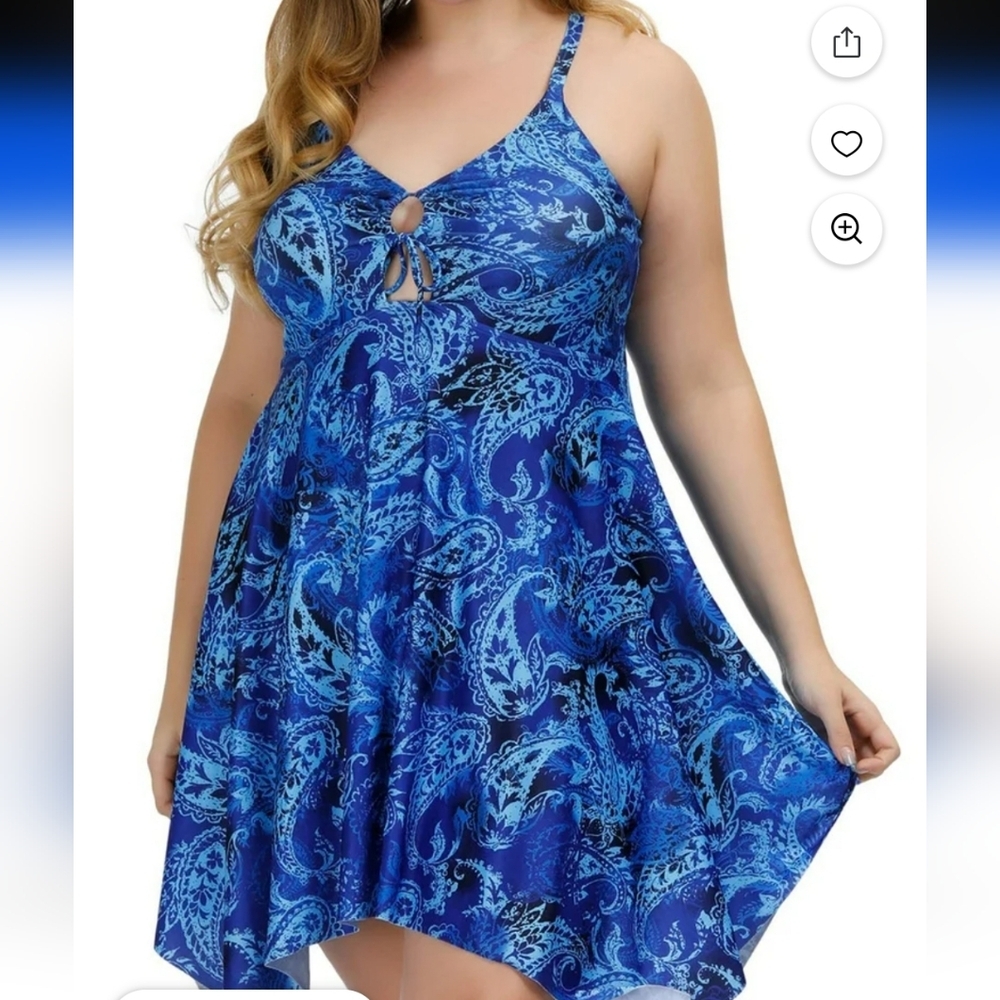BIKINX Paisley Tankini Swimdress